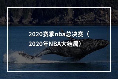 2020赛季nba总决赛（2020年NBA大结局）