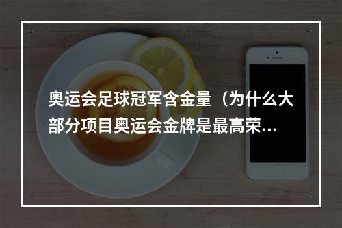 奥运会足球冠军含金量（为什么大部分项目奥运会金牌是最高荣誉）